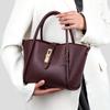 Bucket Bag, High-end Sense, Large Capacity Bag, Women's New Fashionable and Simple Shoulder Bag, Daily Leisure Commuting Handbag