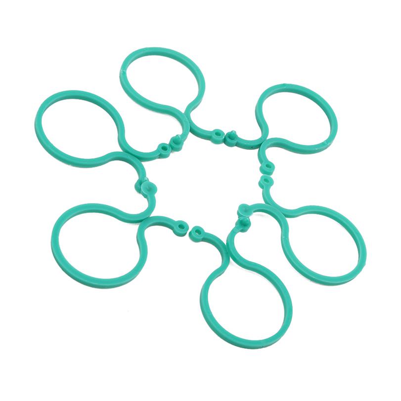 Green Garden Plant Clips Plant Vines Clamp Reusable Farm Vegetables Flower Plastic