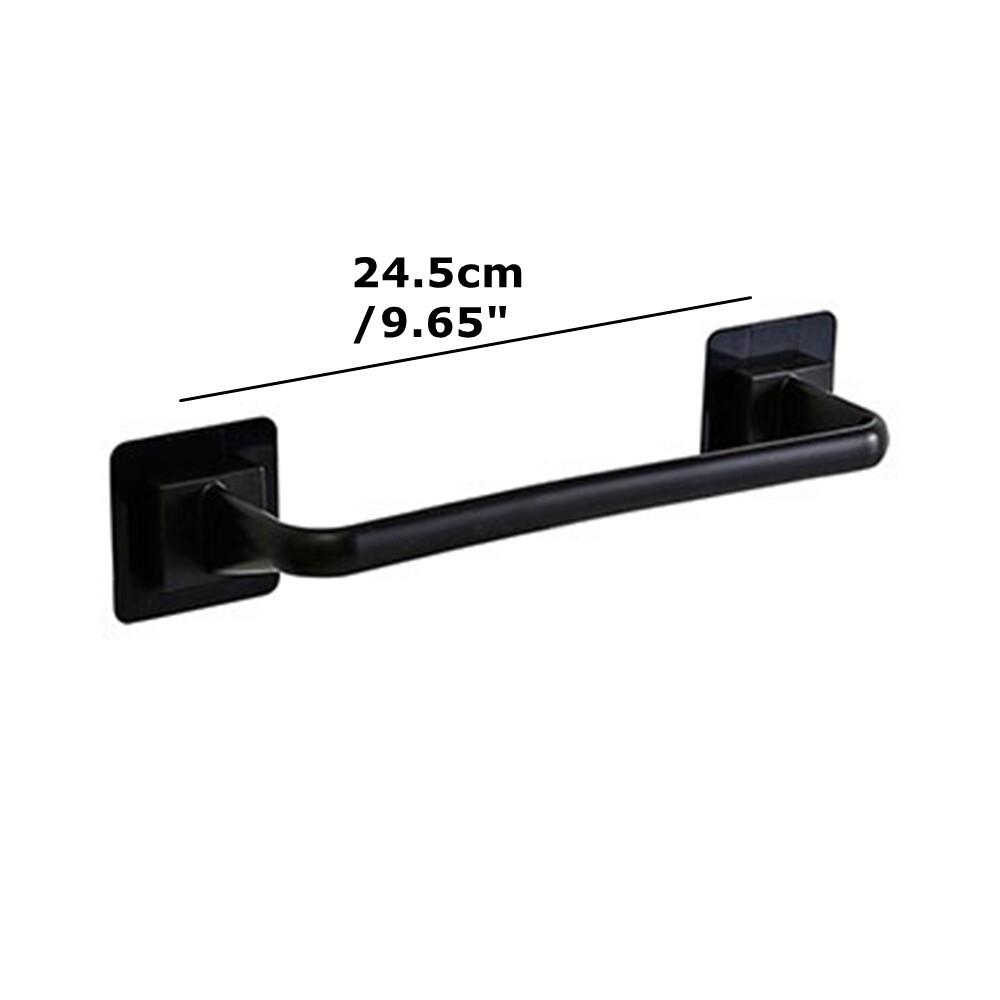 

Bathroom Towel Rack Holder Self Adhesive Storage Shelf Shoe Rack Without Drilling Kitchen Cabinet Dishcloth Rack Hanger Rod