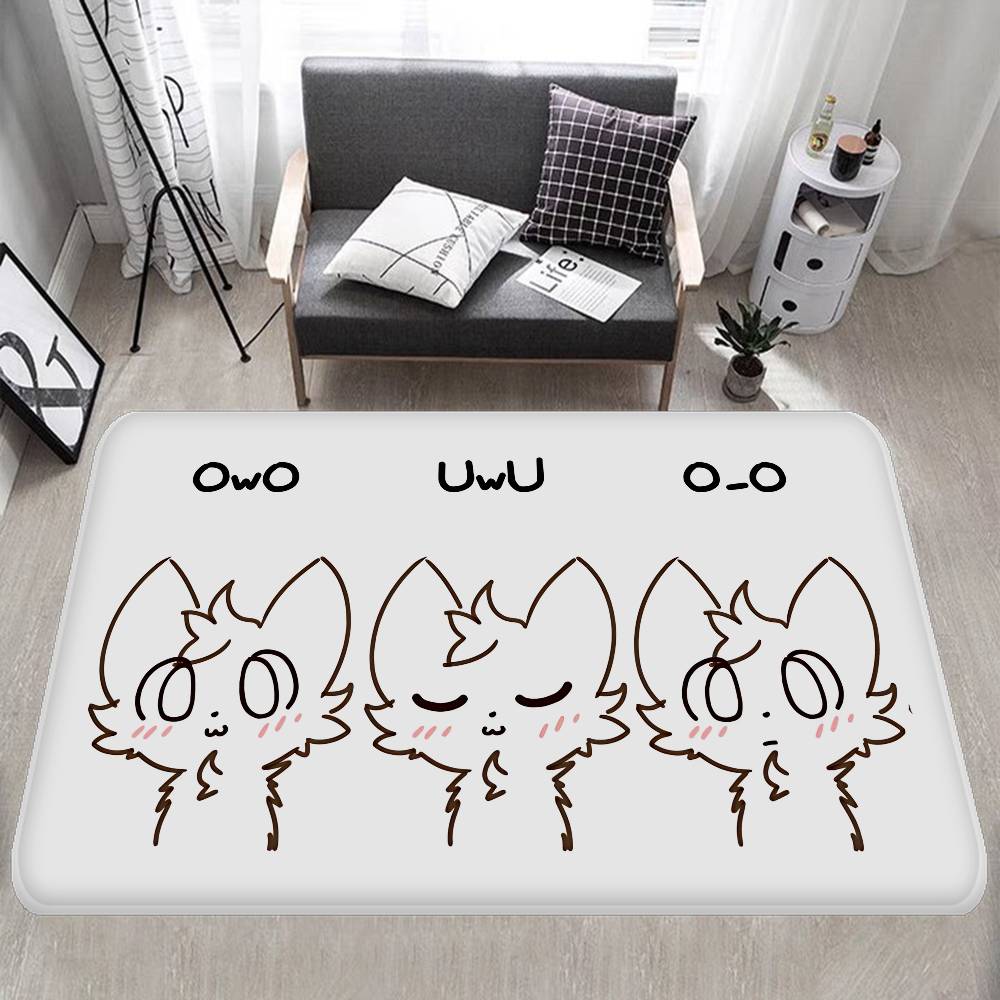 Boykisser Silly Cartoon Entrance Door Mat Nordic Style Bedroom Living Room Doormat Home Balcony Anti-Slip Modern Home Decor