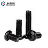 GUWANJI Black 304 Stainless Steel Cross Recessed Pan Head Screws