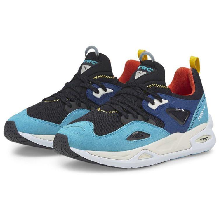 Puma Trc Blaze The Triangle Fabric Color Block Casual Low Top Sneakers Unisex Sneakers Island-Blue 383104-06