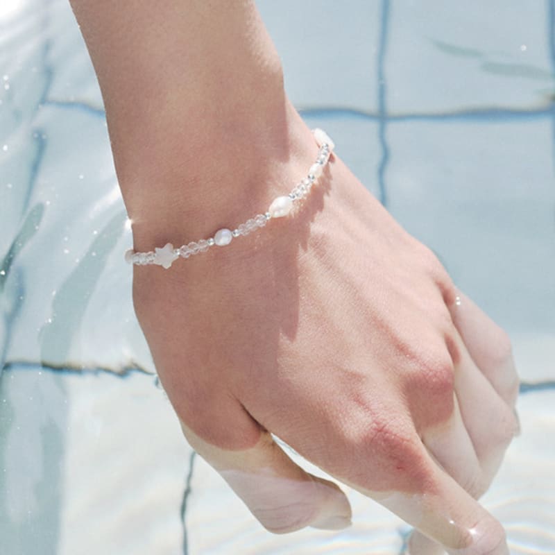 

ENGBROX aurora heart star bracelet blue