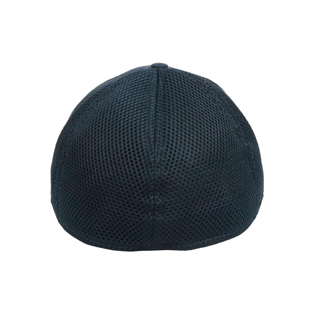 NEW ERA NE1020 Mesh Cap for Men and Solid Baseball Stretch Trucker Sizes Deep Navy Women, Color, Cap, 39THIRTY, Elastic, 6-Panel, Cap, S/M, [Used]