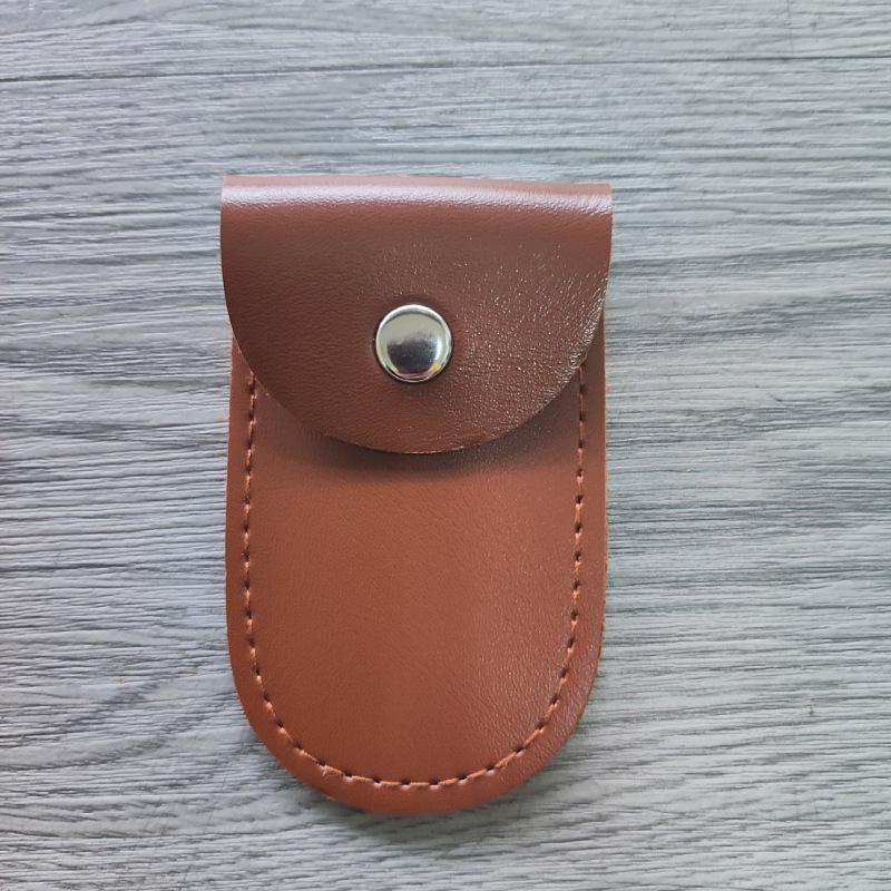 Portable Double-Blade Stainless Steel Cigar Cutter with Brushed Finish