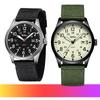 Für Guangzhou Uhrenhersteller Sportliche Quarzuhren Herren Legierung 42mm Wasserbeständig Nylonarmbänder Dropshipping
