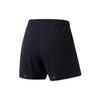 Li Ning Running Series Logo Print Solid Color Elastic Fitness Shorts Women Shorts Black AKST264-4