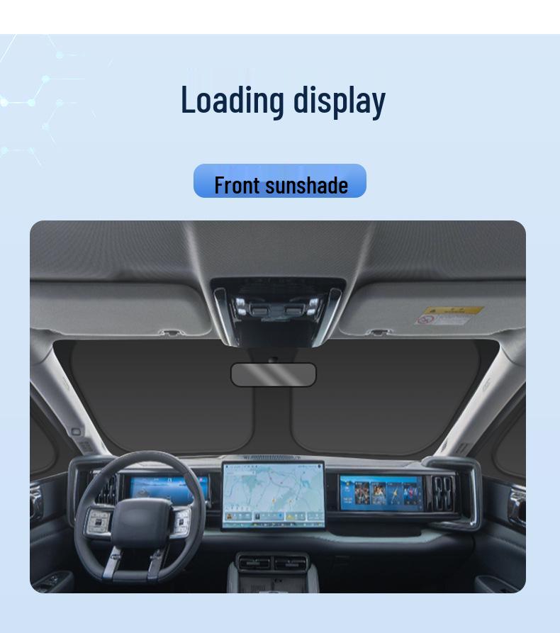 Sunshade for BYD Leopard 25 Titanium 7 - Car Window Heat Insulation & Privacy Camping Shade
