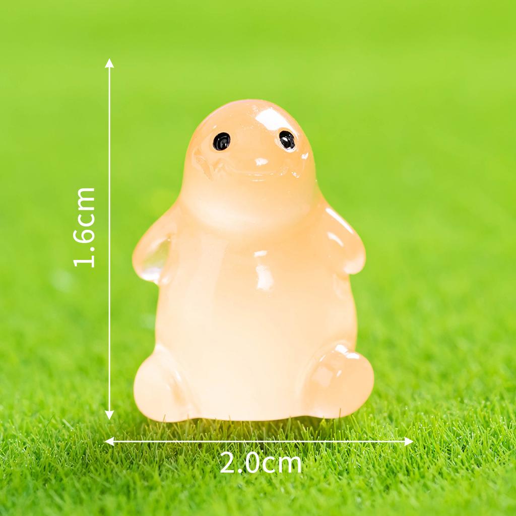 Mikro-Landschaft Cartoon Niedlich Leuchtend im Dunkeln Godzilla Tier Ornament DIY Dekorative Accessoires Schreibtisch Auto Ornament