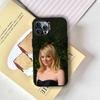 Emma Stone Phone Case For iPhone 17,16,15,14,13,12,11 Plus,Pro Max,XS,Colored Silver Plated Inside Cover