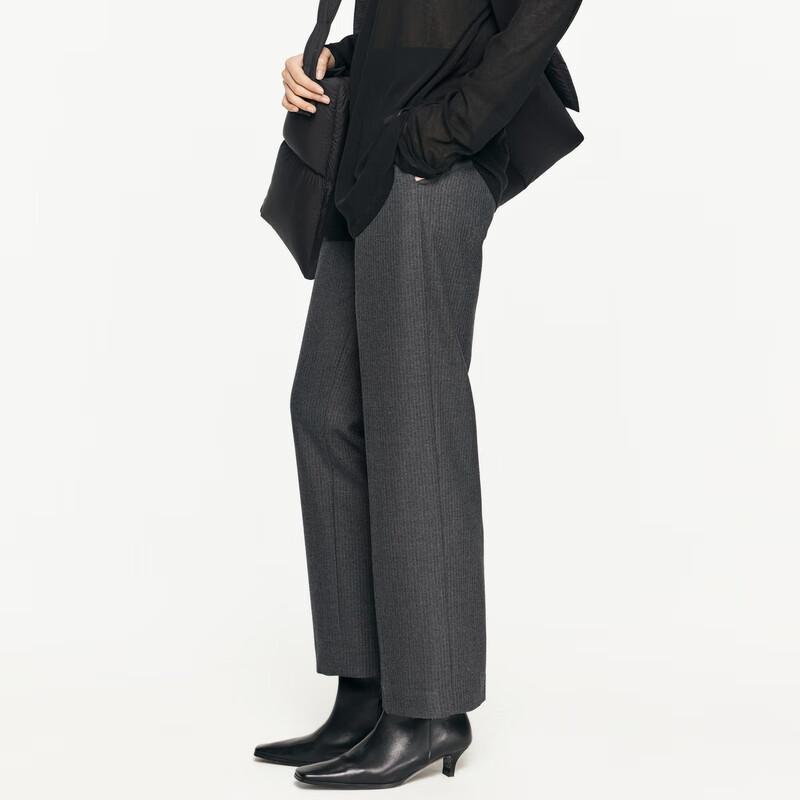 JNBY Women's Fall Wool Blend Straight-Leg Pants