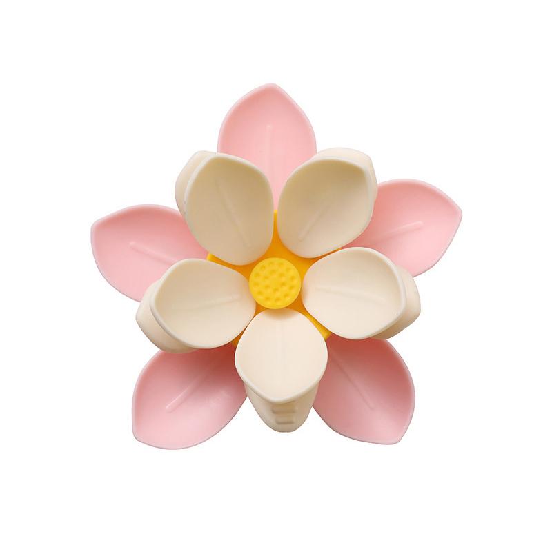 

1Pc 3D Lotus Magnetic Sealing Clip Refrigerator Magnet Food Snack Bag Sealing Clip Refrigerator Decoration Kitchen Accessories рожевий