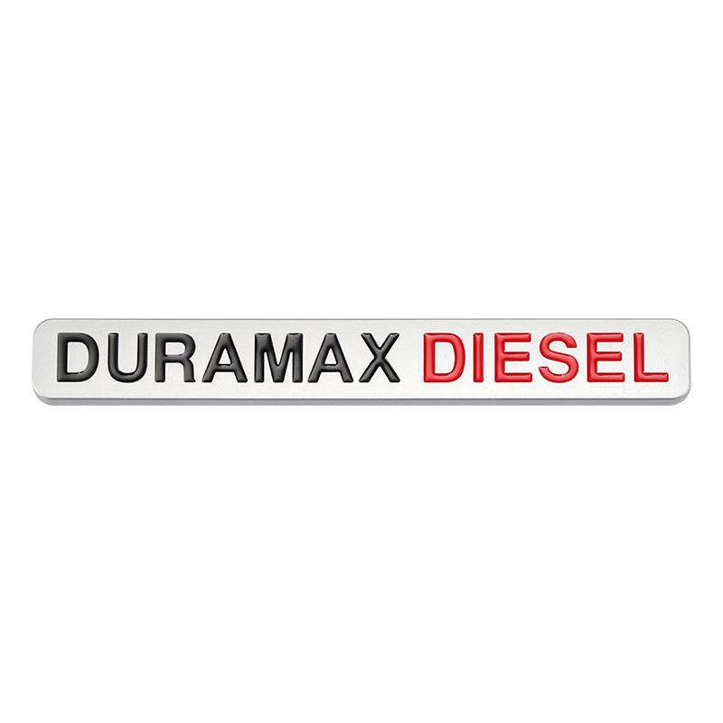Металлические эмблемы Duramax Diesel Значки Наклейки на автомобиль для Chevrolet Silverado ZF 6 SPEED EFI LIVE GMC Sierra Allison Transmission Aveo