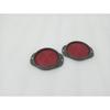 Red Reflector Assy Pair Late M-series For Jeeps Willys M38 M38A1 M151 M37 M715