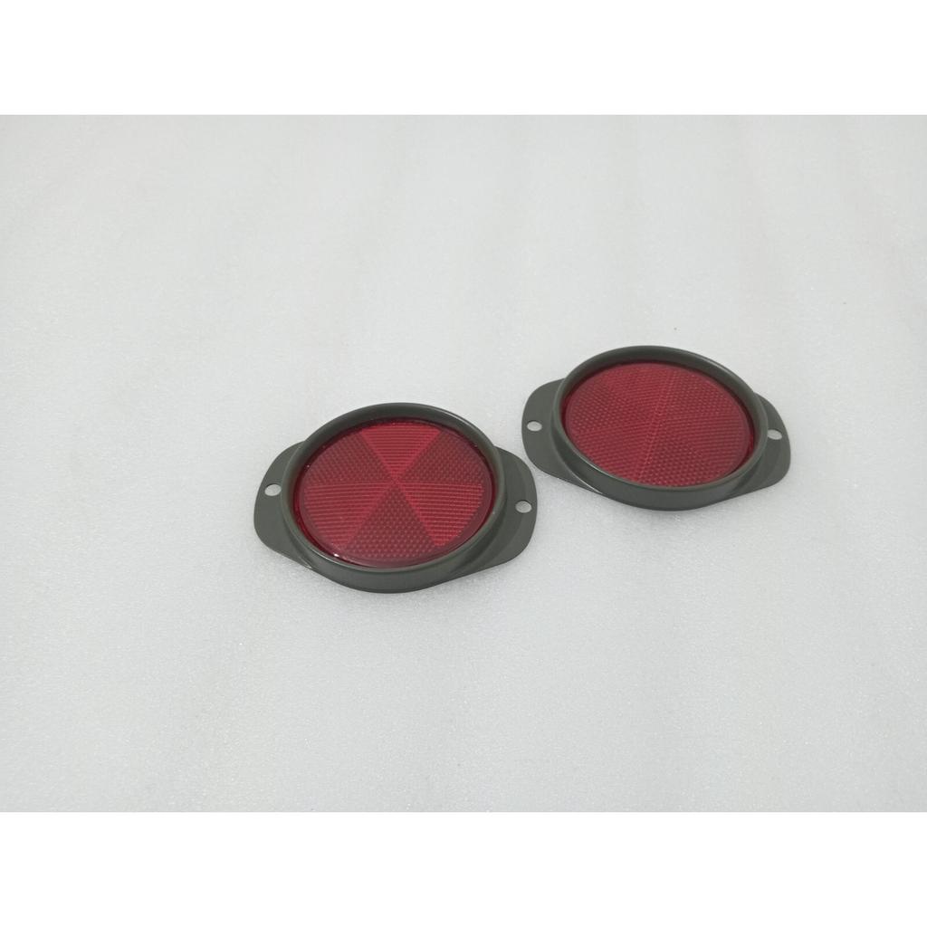 Red Reflector Assy Pair Late M-series For Jeeps Willys M38 M38A1 M151 M37 M715