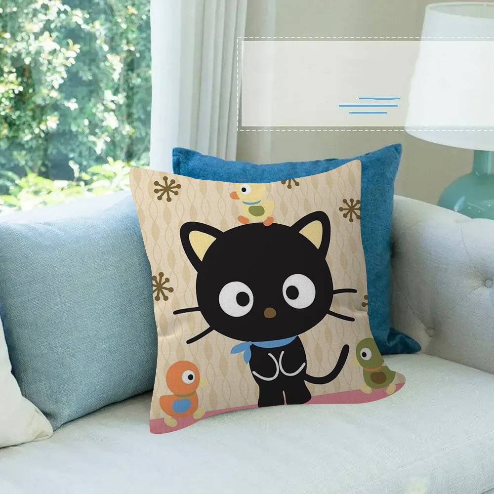 Cute cartoon art chibi cat c-Chococat    Pillow Cover  Bedroom Wild Party Decor Pillowcase kid Birthday shower Gift