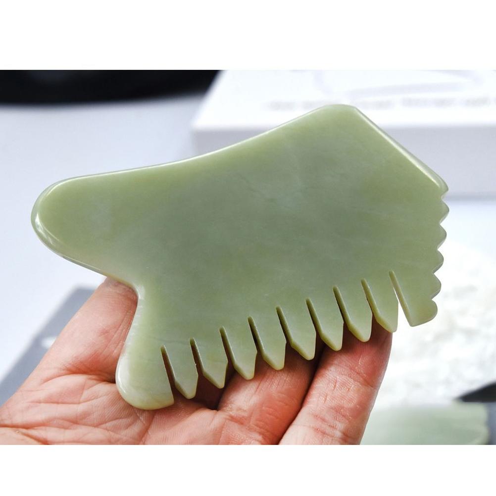 

Каменная расческа Гуаша, натуральная расческа для массажа кожи головы, расческа для волос