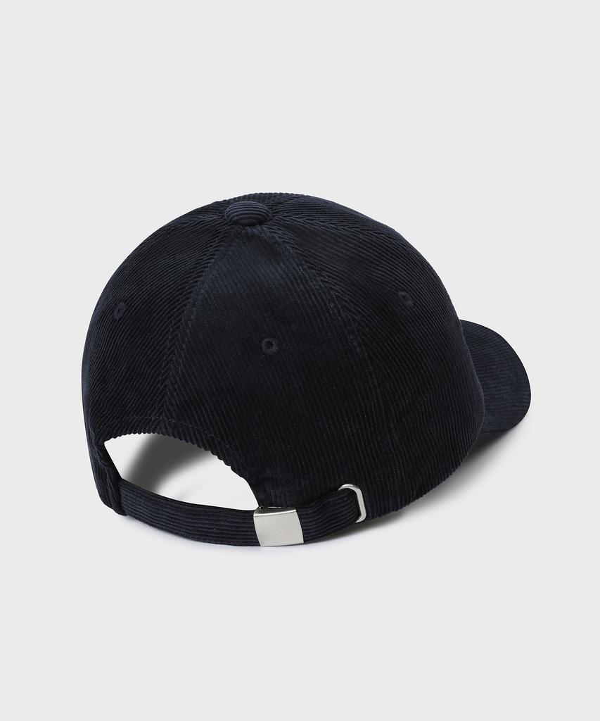 SLOW RECORD HOUSE Slow Corduroy Ball Cap_Navy