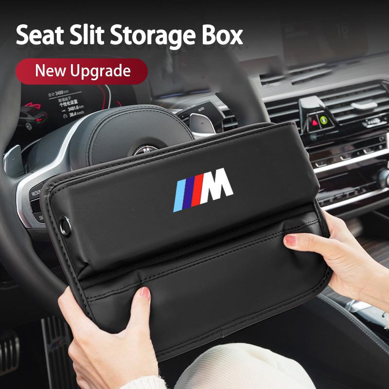 Car Seat Gap Tidying Multifunction Console Crevice Storage Box For BMW Performance X1 X3 X5 E39 E46 E90 F20 E60 F30 M3 M5