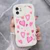 Love Heart Wave Phone Case For iPhone 6s Case iPhone 8 SE 2020 7 Plus 16 Pro Max 11 13 15 14 12  Silicone Shockproof Cover Funda