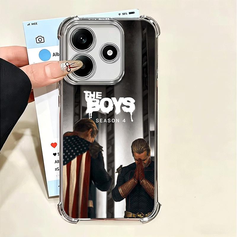 

Чехол для телефона The Boys H-Homelander Мягкий для Xiaomi Poco X7 X8 Pro Max X6 X5 X3 F8 Ultra F7 M8 M7 M5S Redmi 15C 15A 15 14C 13C 12C Xiaomi Poco M7 4G