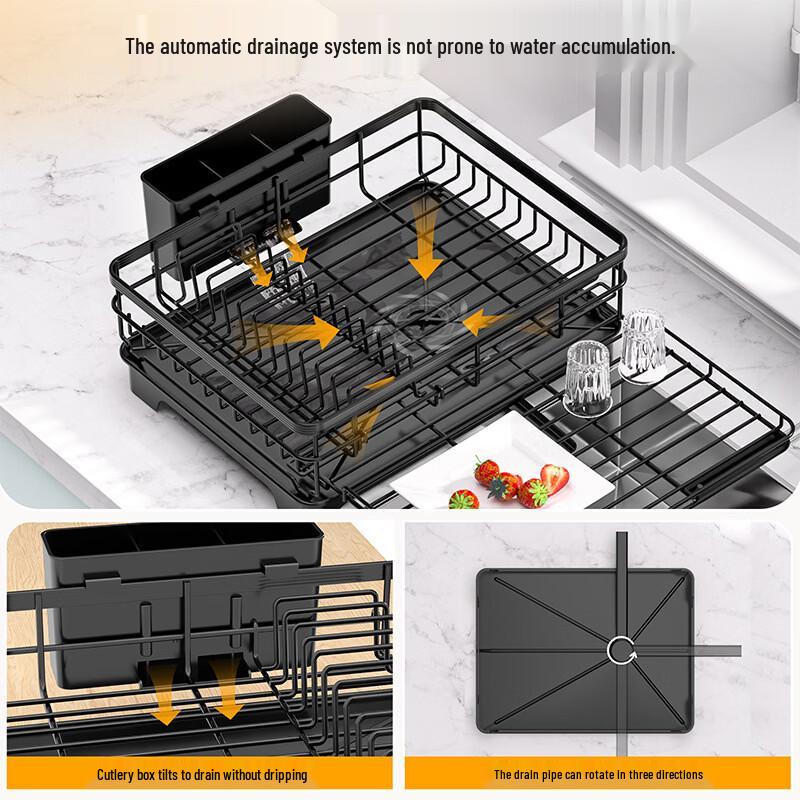 Brangdy Retractable Kitchen Dish Drying Rack