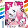 Marie Cat Oil Painting Painting Art Handmade Diy Painting Home Decoration Gift