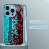 Ool Summer Water Ripple Rose for Iphone 17 Case for Coque Iphone Case Fundas Glass for iPhone 17 16 15 14 13 12 11pm Pro Plus