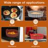 Air Fryer Silicone Round Air Fryer Silicone Pot Reusable Silicone Kitchen Air Fryer Liners Food Safe Non Stick Basket Accessorie