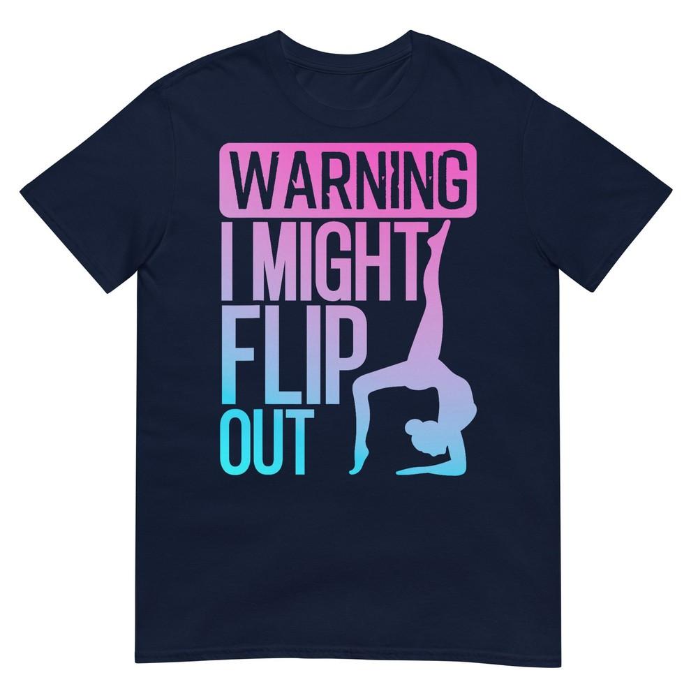 Cute Gymnastics Art For Girls Kids Unisex Tumbling Gymnast TShirt