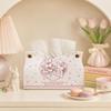 Cute Cartoon Car Tissue Box for Living Room - Thickened Desktop Tissue Storage