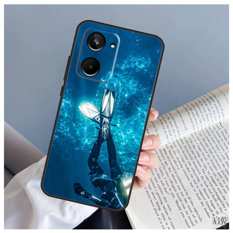 Scuba Diving For Realme GT7 Pro GT6 C67 C65 C63 C61 C55 C53 C51 C35 C71 C75 11 12 13 14 15 Pro Plus Case
