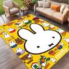 Miffy Print Rug, Washable Floor Carpet, For Entryway Dorm Laundry Room Office Study, Home Decor Birthday Christmas Gift