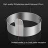 4 Pack 9cm Egg Circle Rings | Stainless Steel Round Egg Rings For Frying| Egg Moulds Molds For Cooking Fried Eggs