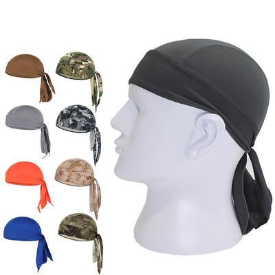 1 Stück Sommer-Radkappe Atmungsaktiv Schnelltrocknend UV-Schutz Nackenschutz Dünnes Lauf-Sport-Stirnband Fahrrad Piratenhut Unisex