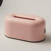 GuangZhuoJia Cream Plastic Tissue Box - 2 Pack