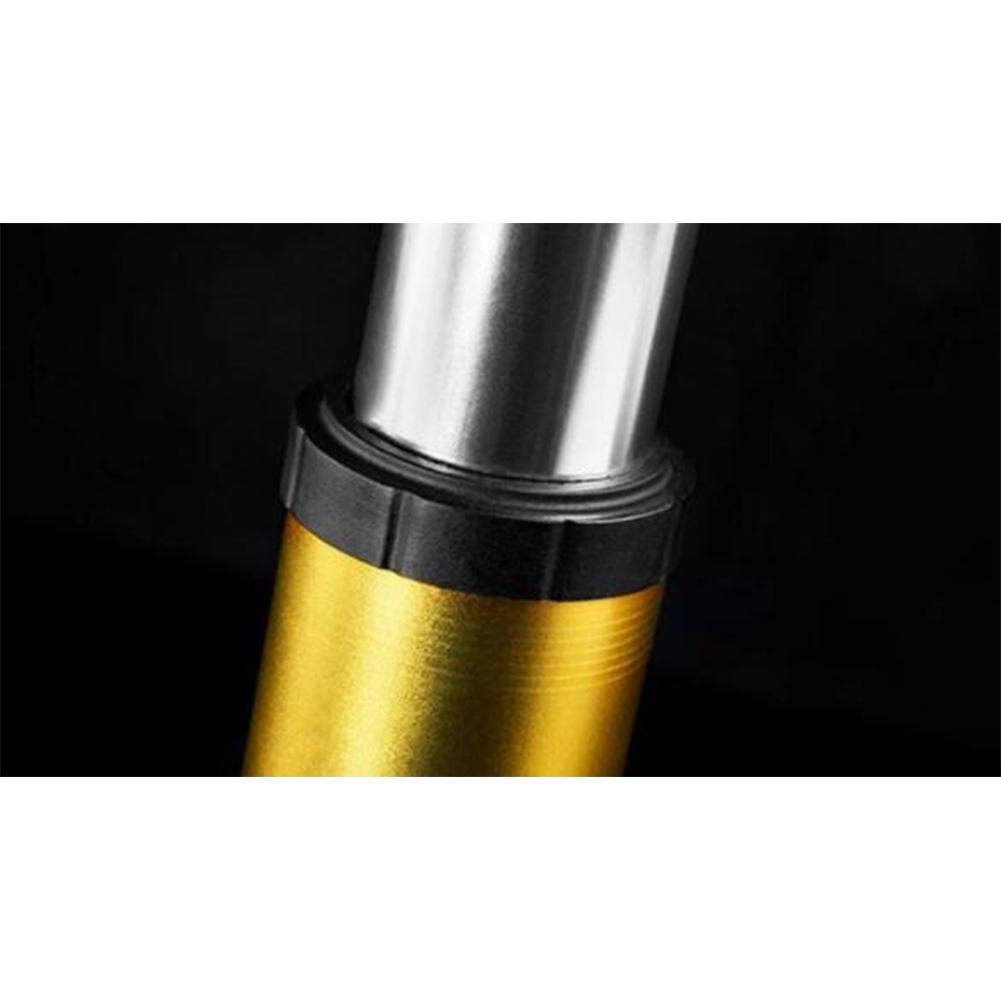 Bike Pump Mini Bike Floor Pump Foot Activated Bicycle Air Pump and Aluminum Alloy Portable Mountain Tire Pump