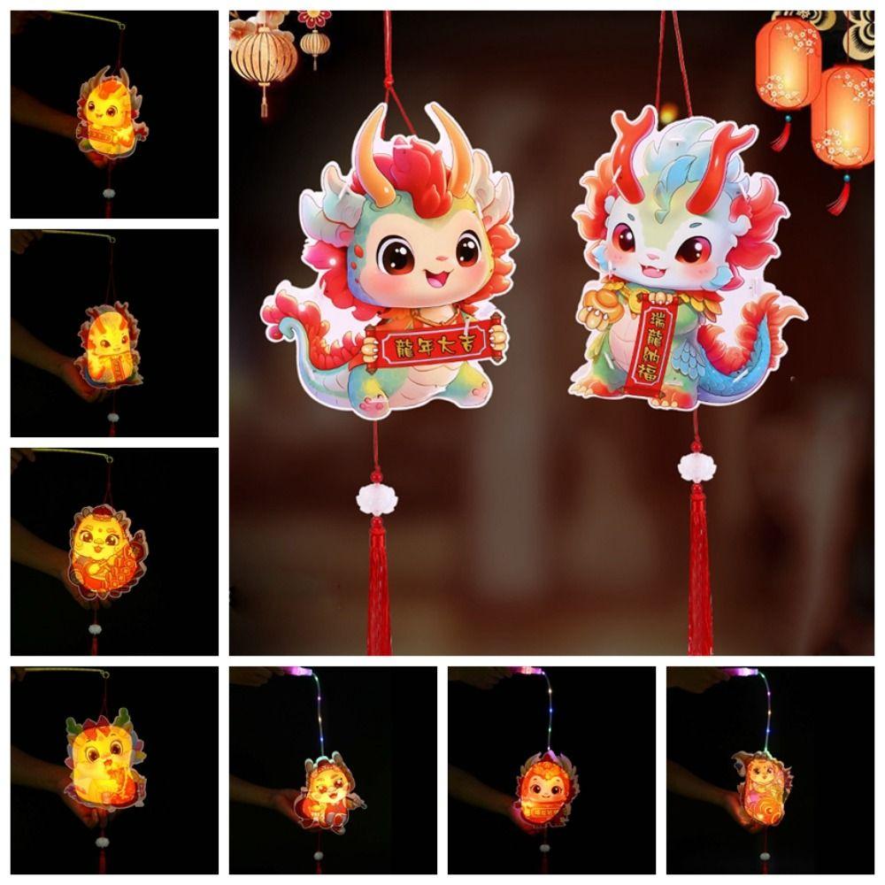 

Glowing Dragon Year Lantern Traditional Spring Festival Lantern Mid-Autumn Festival