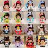Creative Monchhichi Plush Toy Pendant - Cute Car Doll with Dress-up Options