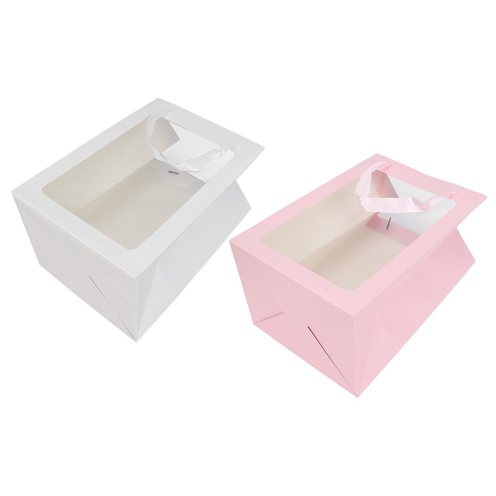 Large Paper Candy Bag Open Window Paper Party Gift Bags for Christmas Birthdays Favors Packages
