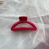 Anti Collision Protection Unsnappable Hair Claw Clips Soft Silicone Ponytail Hairpins  For Women