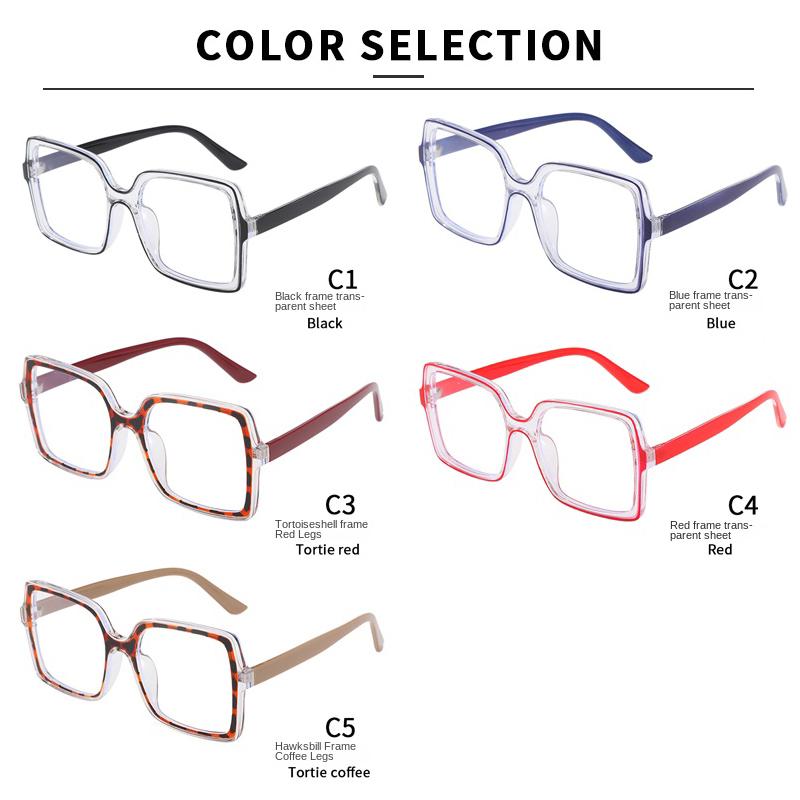 Anti-blue Light Glasses Vintage Square Eyewear Women Men Niche Luxury Eyeglasses Blue Light Blocking Man Lady Computer Eyeglas
