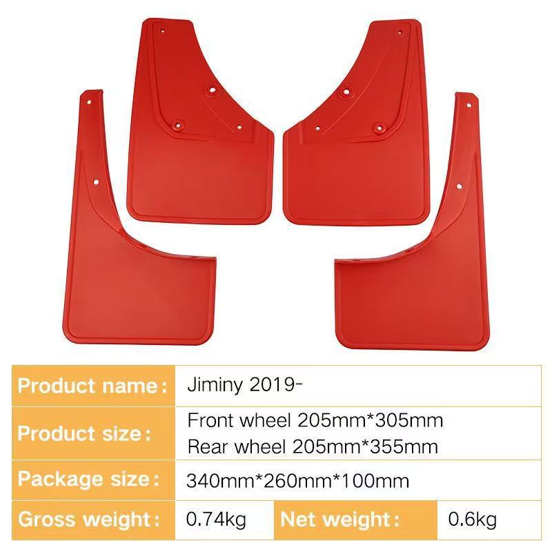 Suzuki Jimny 2019 Rode Lederen Auto Spatbord (Geen logo)