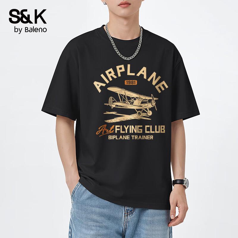 

Baleno Men s S&K Series JPB Biplane Graphic T-Shirt 5XL