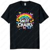 Alleen Hier Om Stoelen Te Ruiken T-shirt Zomer Vlinder Regenboog Unisex Unisex Hoge Kwaliteit Katoen Grafische T-shirts Unisex Volwassen Tops T-shirt