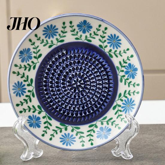Tritaghiaccio per Aglio Piatto Grattugia in Ceramica Ciotola, Spremiaglio Manuale Zester Grattugia Frutta Zenzero Piatto Mescolatore Piatto, Vassoio Tutto-in-Uno per Preparazione e Servizio, Cucina Moderna Minimalista