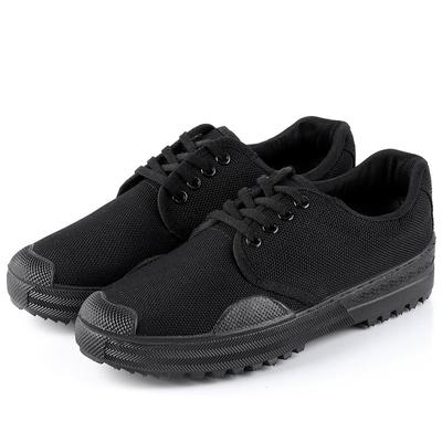 Zapatos de liberación Zapatos de hombre Zapatos de entrenamiento transpirables y resistentes al desgaste Zapatos de entrenamiento militar Zapatos de seguro laboral Zapatos de goma Zapatos de trabajo