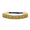 Adjustable Glitter Sequin Headbands for Women, Non Slip Velvet Lined Sports Yoga Hair Bands, Sparkly Elastic Head Wraps for Party Festival Gym Running