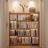 Miflame Solid Wood Wall-Mounted Bookshelf & Storage Cabinet