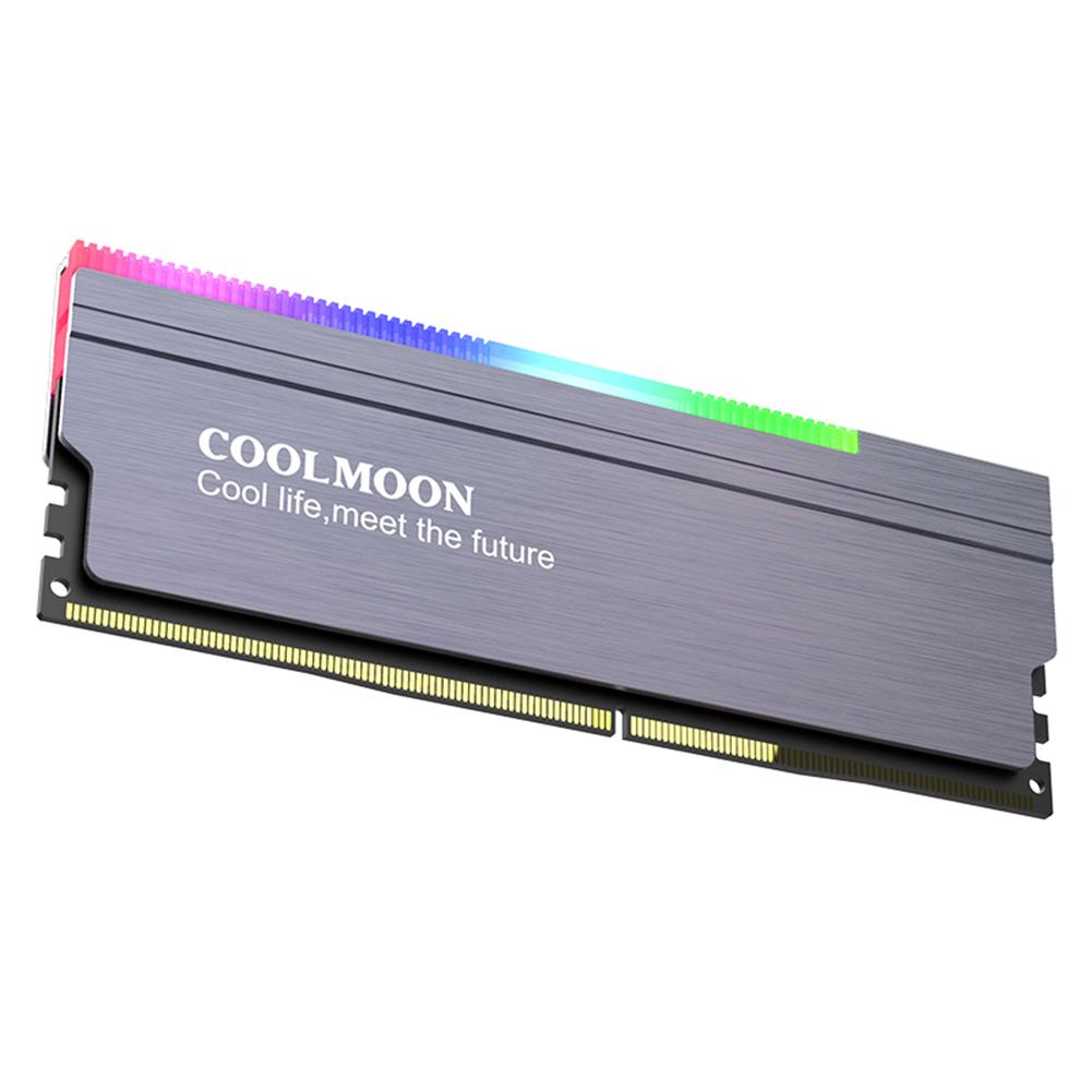 Wärmeleitblech Kühler Desktop-PC Computer Speicher für COOLMOON CR-D134S ARGB für Spieleliebhaber Ideales Geburtstagsgeschenk